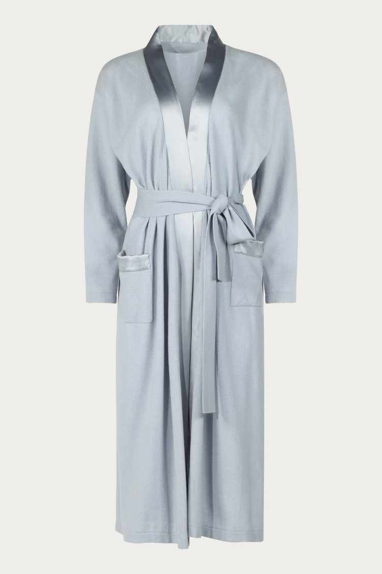 Satin Trimmed Robe