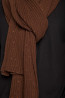 Large Ribbed Stole with Crystals