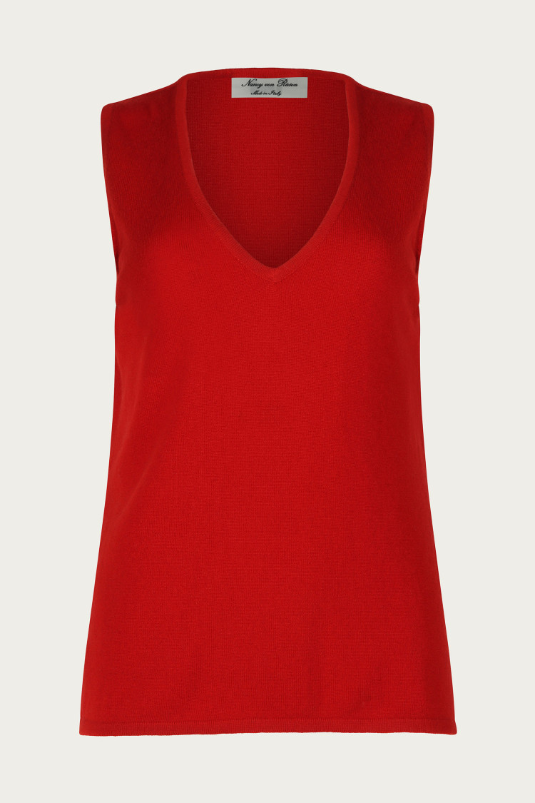 Sleeveless V-Neck