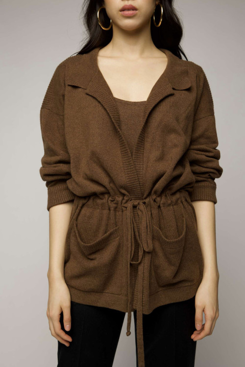 Drawstring Cardigan